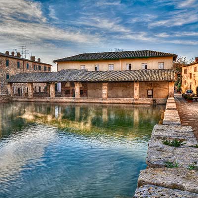 Bauernhaus in der Nähe der Thermen in der Toskana