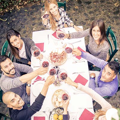 Gruppenunterkünfte in Italien